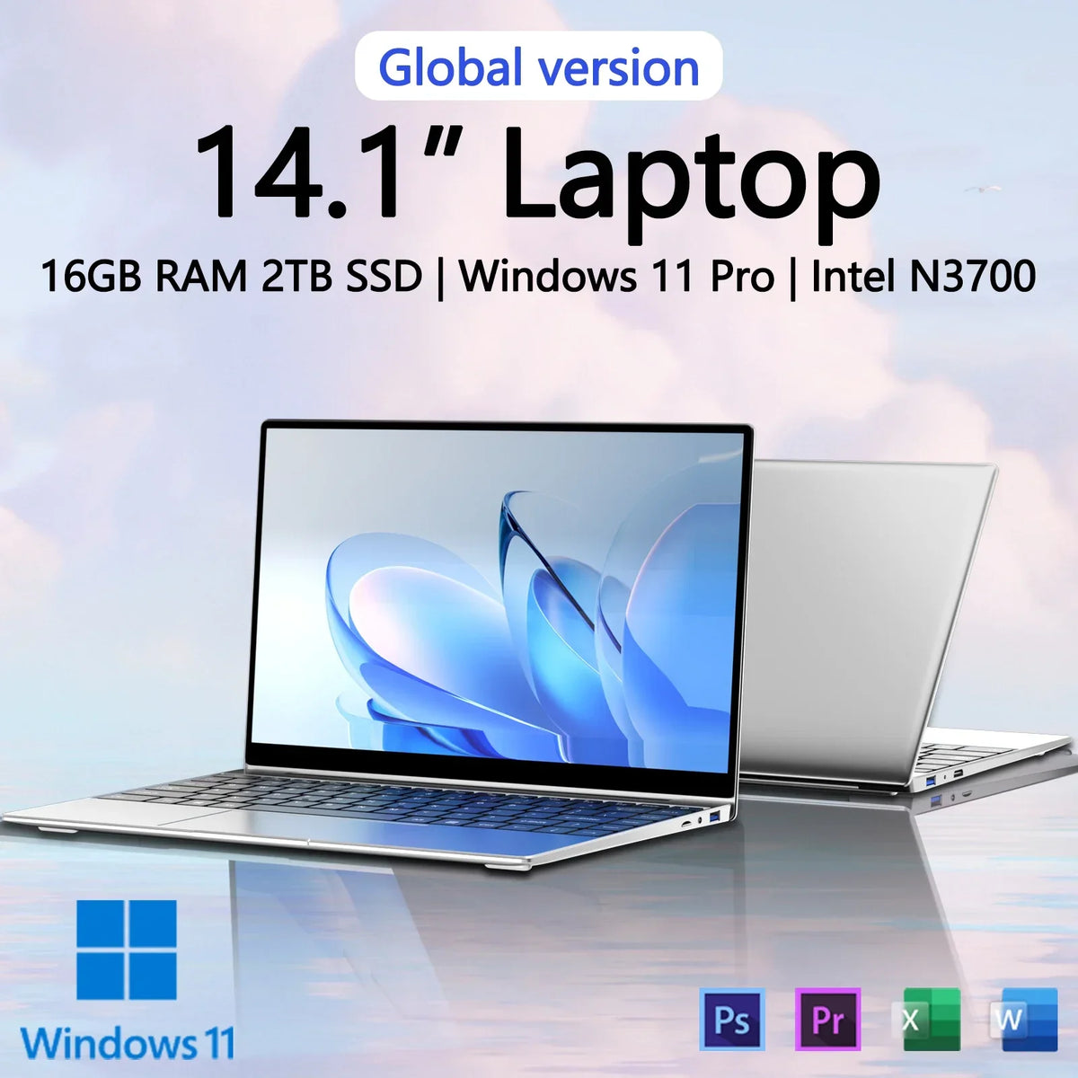 Portátil 2026 I9 Windows 11: 14.1" FHD, 16GB RAM, 1TB SSD Gamer